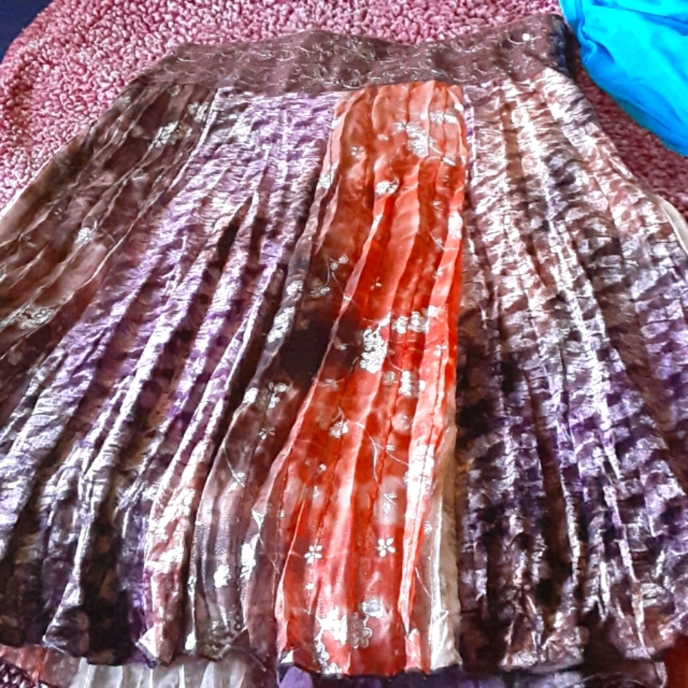 Beautiful bohemian flowing style skirt